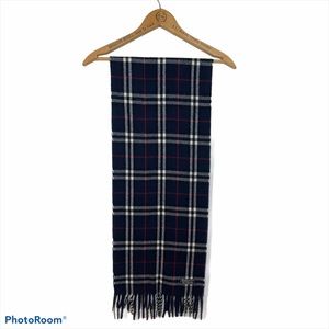 Vintage Burberry Scarf Navy